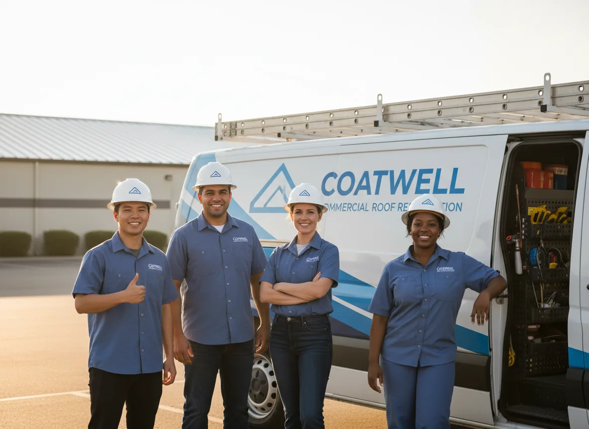 Commercial roof coating company in Frazee, MN